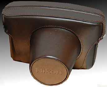 Leather camera case for Nikon S3 2000