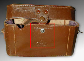 Nippon Kogaku Tokyo MIOJ camera leather case