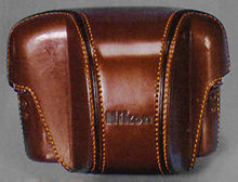 Nikon leather camera case for Nikon SP