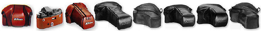 Various forms, varieties and designs of camera, lens cases, pouch, containers and leather lens case appeared during the Nikon F3 1980  era