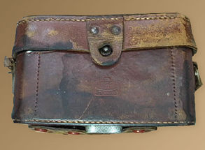 Original leather case Nikon M rear