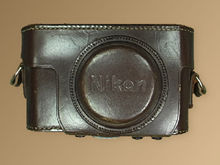 Original Leather Cases for Nikon S front