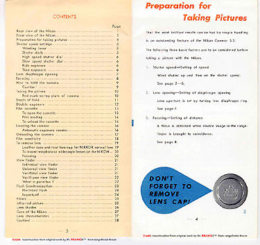Instruction Manual Nikon S2, Page  2/3 index