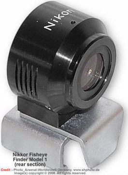 Nikon Fisheye Nikkor FINDER early version