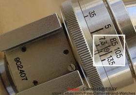 Calibrating focal length settings on a Chromed, Nikon early version of Variframes Optical Finder for Nikon S-series rangefinder cameras