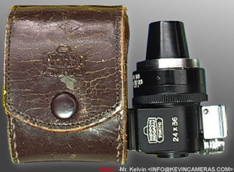 Black Veriframe Finder (Nikon) with original leather case