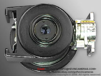 Rear section with eyepiece in a Black finished, Nikon late version of Variframes Optical Finder for Nikon S-series rangefinder cameras