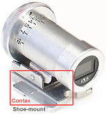 Nikon made Optical Finder designed for Contax rangefinder (RF) cameras