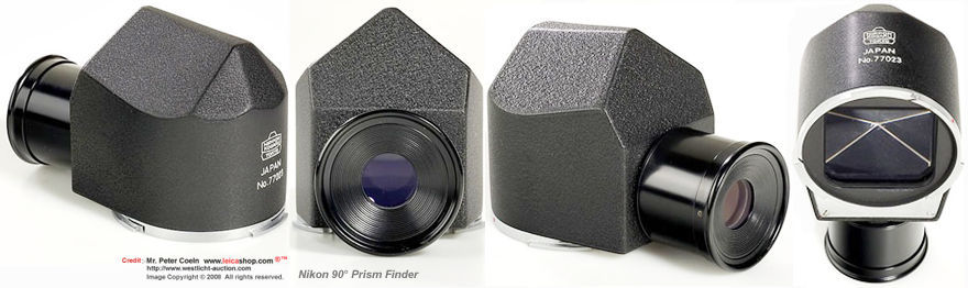 Nikon 90 prism for rangefinder acccessory, reflex housing type 2