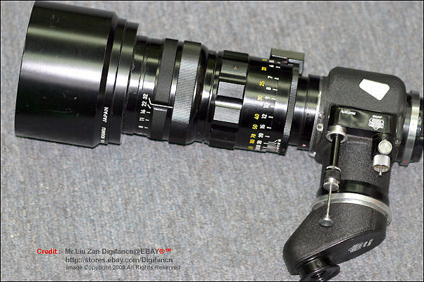 Nikon Reflex Housing Model / Type 2 with  25cm f4 and cable releases /lens hoods 