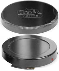 metal snal on cap Front and rear section cap during  early days of Nippon Kogaku era
