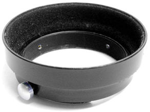 A diiferent version (early series) of lens hood designed for Nikkor f=3.5cm 1:2.5 with engraving of LSM marking