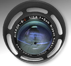 bayonet type lens hood for RF Nikkor-S.C 5cm 1:1.4