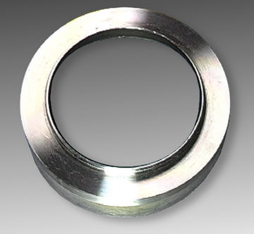 Earlier chrome lens hood for Nikkor-S 1:1.4 f=5cm rear view