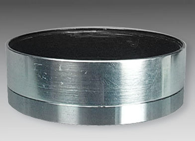 Earlier chrome lens hood for Nikkor-S 1:1.4 f=5cm