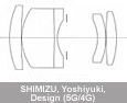 Comparing new the and old Optical design, diaphragm, illustration on a rangefinder version of the Nikkor-P.C 1:2.5 f=10.5cm (105mm f/2.5) telephoto lens for Nikon rangefinder cameras 