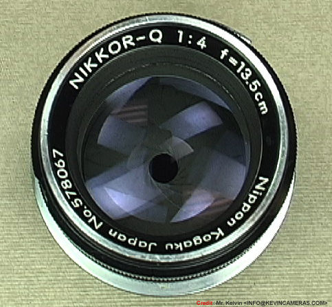 Nippon Kogaku Japan / Nikon Nikkor-Q 1:4 f=13.5cm Bellow lens head for Nikon S-mount rangefinder cameras
