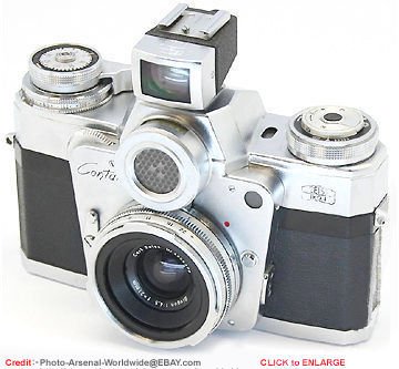 Contarex 1 (Zeiss Ikon) with Carl Zeiss Biogon 25mm f/4.5 by Photo Arsenal Worldwide@EBAY.com