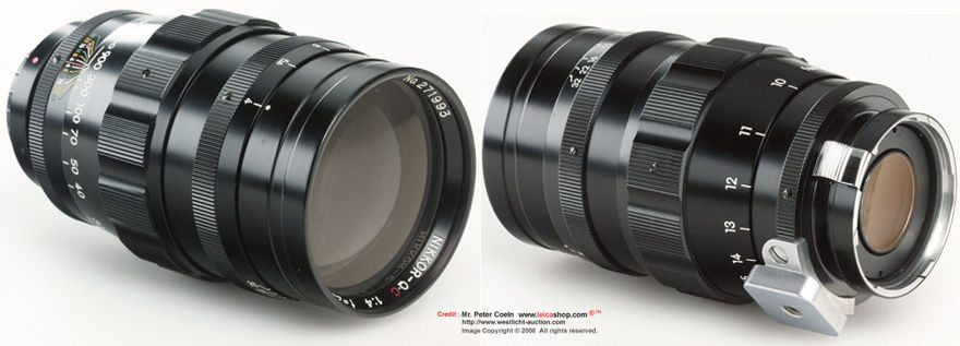 Nikkor-Q.C 250mm f/4 , early type
