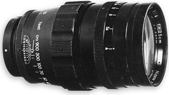 Nikon (Nippon Kogaku K.K.) RF Nikkor-Q 1:4.0 f=25cm(250mm f/4.0 early version side view