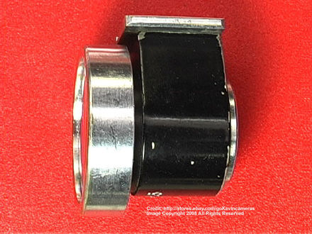 Optical Finder for Nikon's Rangefinder (RF) Nikkor 2.5cm f/4.0 (25mm f/4.0) section side view