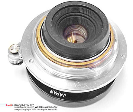Leica Screw Mount at the rear section of  (LSM) W.Nikkor 2.5cm 1:4 wideagle lens