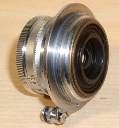 The SM Leica M39 Nikon W-Nikkor-C 1:3.5 f=2.8cm wideangle lens 