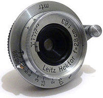 Leica Leitz Hektor f=2.8cm 1:6.3 (28mm f/6.3) wideangle lens for rangefinder cameras