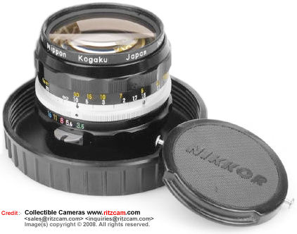 Non Ai version of the reflex version Nikon 28mm f/3.5 wideangle lens