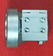 base section view of Nikon dedicated Optical Finder for 2.8cm f/3.5 rangefinder (RF) wideangle lens