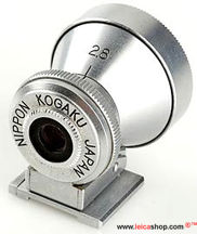 Nippon Kogaku / Nikon rangefinder - optical finder for 2.8cm W.Nikkor.C f/3.5 wideangle lens