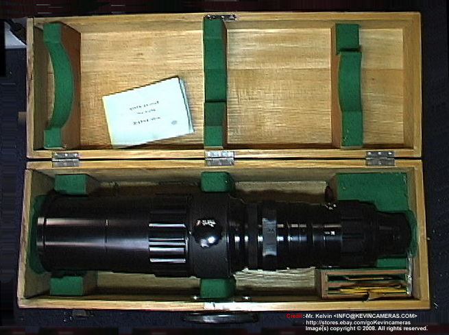 Nikon (Nippon Kogaku KK) 1:5 f=50cm (RF Nikkor 500mm f/5.0) Super Telephoto lens for Rangefinder Nikon cameras in original box and packing