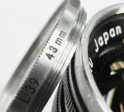 Nikon popular 43mm filter size for rangefinder lenses