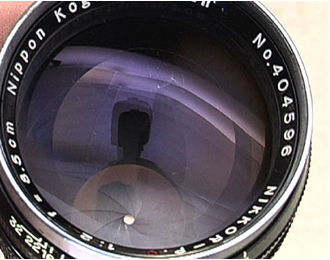LSM Nikkor-P 85mm f/2.0 Leica screw mount in Serial Number 404596