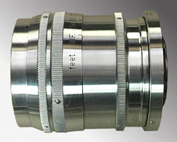 Side chrome lens barrel, lens tube