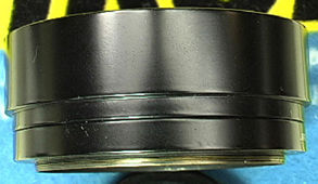 Older, original lens hood for  Nikkor-S.C 1:1.5 f=8.5cm telephoto lens 