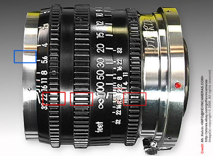 Black lens barrel version (late/newer 2nd series) of  Nippon Kogaku (Nikon) Nikkor-P 1:2 f=8.5cm telephoto lens for Nikon rangefinder cameras