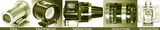 LINK to various optical finder designed for use with  Nikkor-S.C 1:1.5 f=8.5cm telephoto lens 