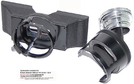  essential Nikon original accessories for Stereo-Nikkor 3.5cm f/3.5