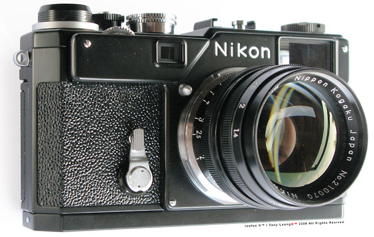 Nikon S3 Millennium 2000 Limited Edition Black rangefinder camera with matching NIKKOR-S 50mm f/1.4 Special Edition
