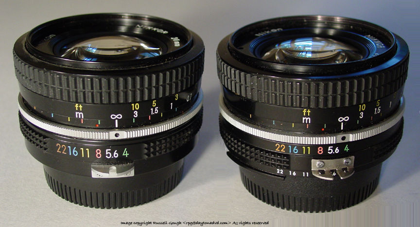 Comparing non-Ai and Ai version of Nikkor 20mm f/4 ultrawide