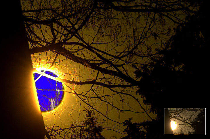 An experimental shot by Klaus D Schmitt with UV photography
