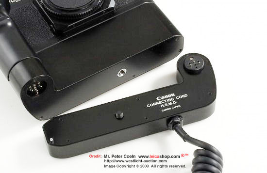 Rear section view of Canon New F-1 High speed