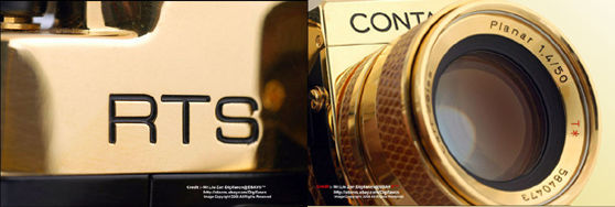 Contax RTS Gold set, 1981