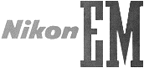 Nikon EM text