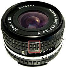Nikon Series E wideangle 28mm f/28s focusing ring identification of version