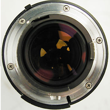 rear lens mount of Nikon Series E zoom 70-210mm f/4.0s