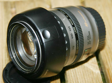 Canon EOS 10S QD Special Edition with matching Titanium finished EF 35-135mm f/4.0-5.6 USM zoom