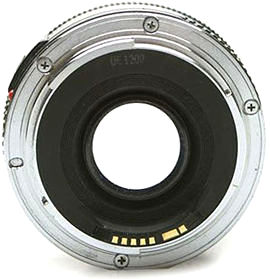 Canon EF 35mm f/2.0 wideangle Rear Stainless Steel mount