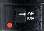 AF/ MF mode switch